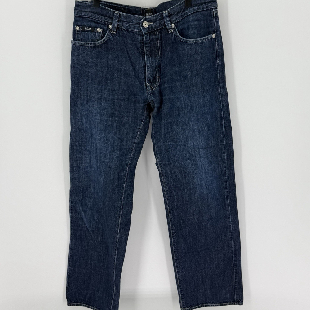 Hugo Boss Texas Denim Blue Jeans Straight Leg Men’s Size 34x32